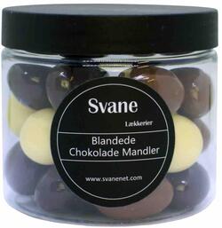 Blandede Chokolade Mandler Svane sweets of denmark