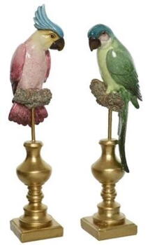 Parrot statue polyresin