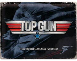 Emaljeskilt Top Gun – The Need for Speed Metal sign Top Gun - The Need for Speed