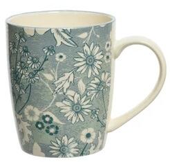 Mug porcelain fill in flower