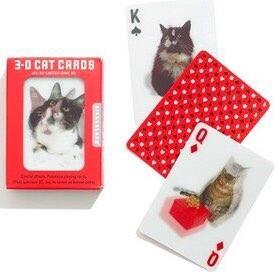 Spillekort Katte 3D Playing cards 3D Cat