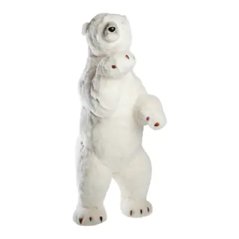 UDSOLGT Isbjørn stor statue plys foam dga