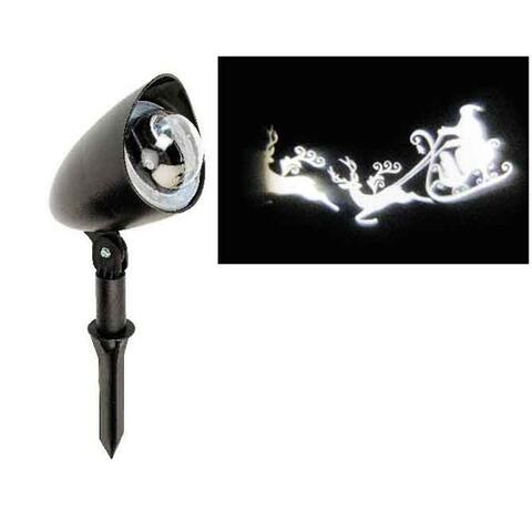 Projector Santa with sled outdoor  rotation effect LED
