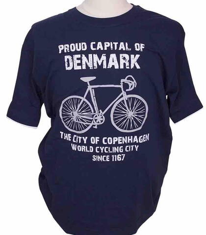 T-shirt Cykel City of Copenhagen