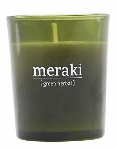 Meraki Scented candle Green herbal