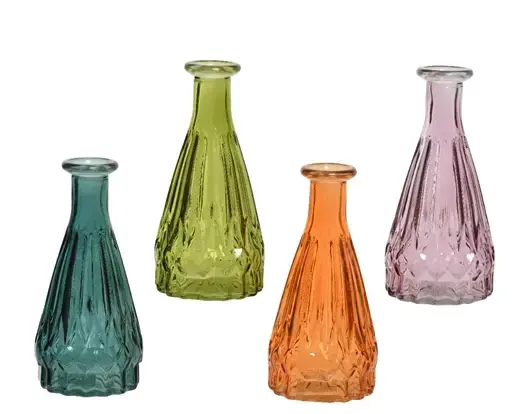 Vase glas transparent spray