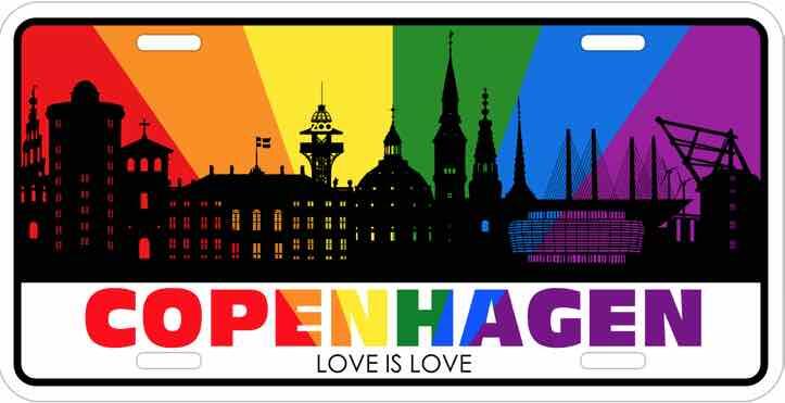 Pride magnet Copenhagen Love is Love