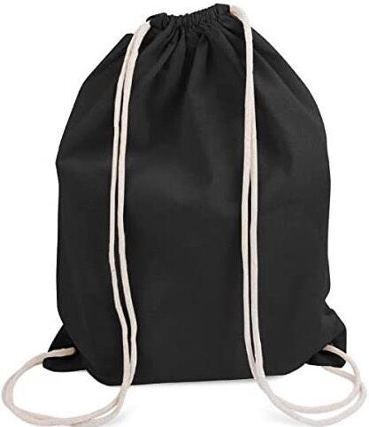 mulepose rygsæk med navn B36xH46 cm