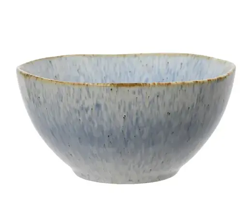 blå Skål Stoneware reactive glaze