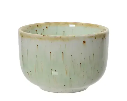 Skål stoneware grøn