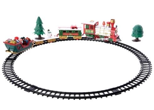 Train plastic with light steady BO indoor