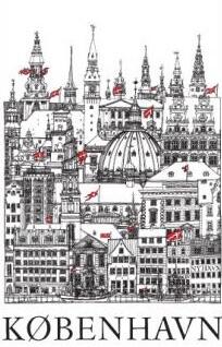 18x26 cm
Postkort Byens Tårne København