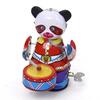 Panda Trommeslager Clockwork Mechanical Tin Toys
