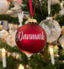 Christmas Hanger Danmark with heart