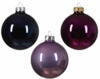 Julekugle med personligt navn mørkeblå , lye lilla og violet