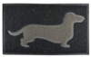 Doormat dachshund black
