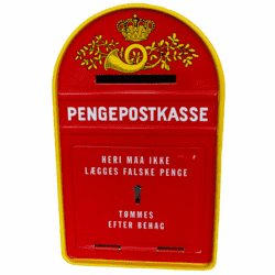 Danish moneybank mailbox