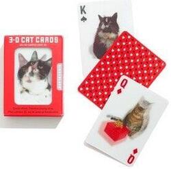Playing cards 3D Cat