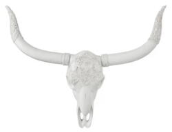 Ko kranier med horn vægdekoration