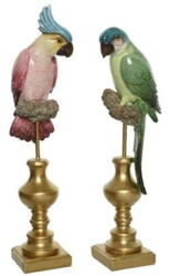 Papegøje statue Pink eller grøn