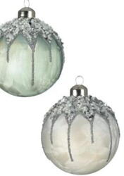 Christmas Hanger ice lacquer bauble