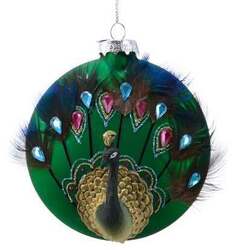 Christmas hanger  bauble Peacock
