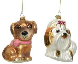 Christmas hanger Dogs brown or white