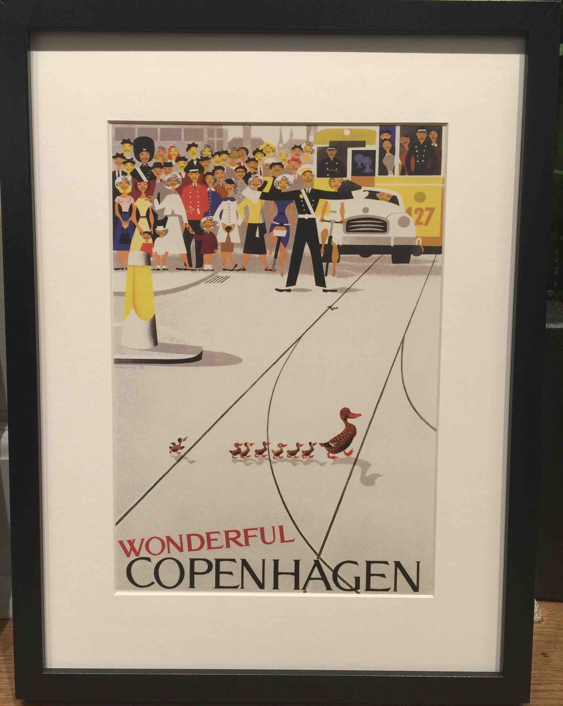 Buy Wonderful Copenhagen Poster with frame Offer 79,00DKK,