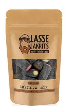 Lakridsblanding mini salmiak 135g LASSE LAKRITS - natürlich lecker