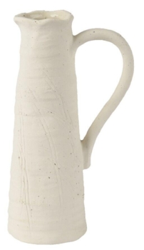 Vase stoneware matt with handle