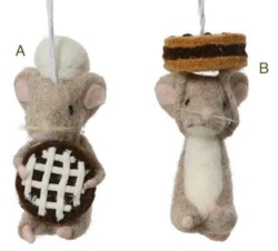 Julemus kokke med småkage bagermus