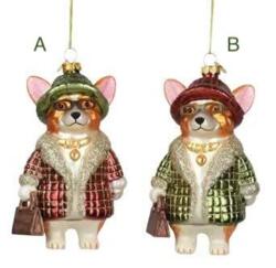Christmas hanger Corgi with handbag