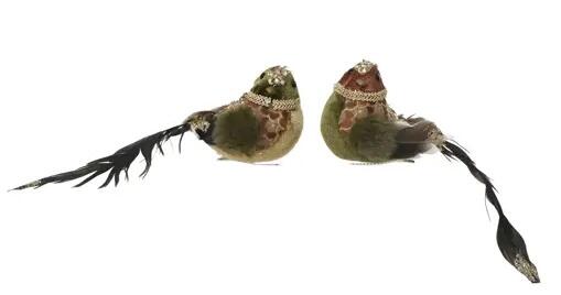 Fugle med clips spangles