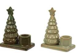 Candleholder with Christmas tree