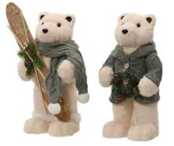 Polar Bear ski or wreath