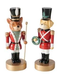 Statue Soldier Dogs Hunde julepynt Figurine Hubby