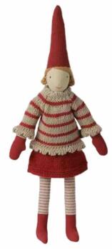 Maileg Pixy, Str. 2 - Pige - Stribet strikket sweater