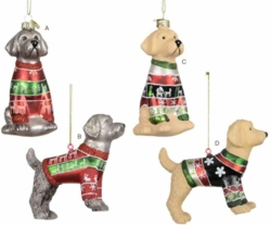 Hunde julekugle labrador golden retriever