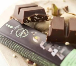 Chokolade Mælke Bar, Pistacie & Quinoa Perlège chokoladebar belgisk chokolade