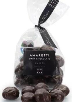Amaretti Mørk Chokolade - Chokoladeovertrukne Småkage