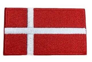 Strygemærke broderet dannebrog