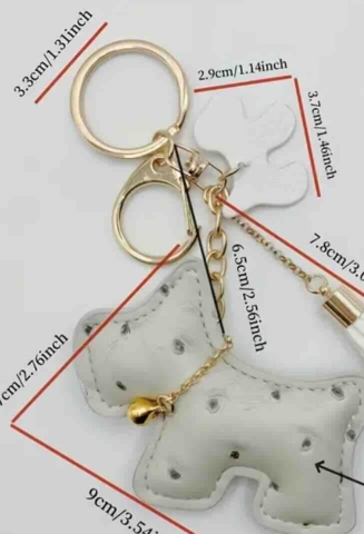 Nøglering scottie Skotsk terrier Westie hund charm