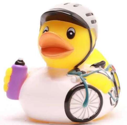 Duck Badeand cykelrytter