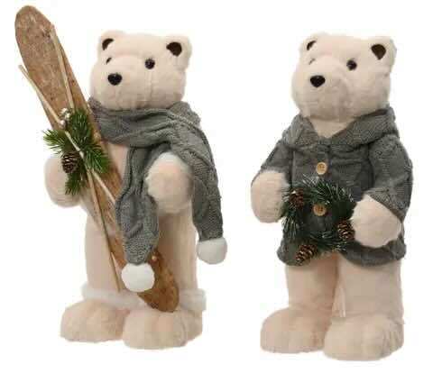 Polar Bear ski or wreath