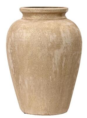 Vase terracotta sand