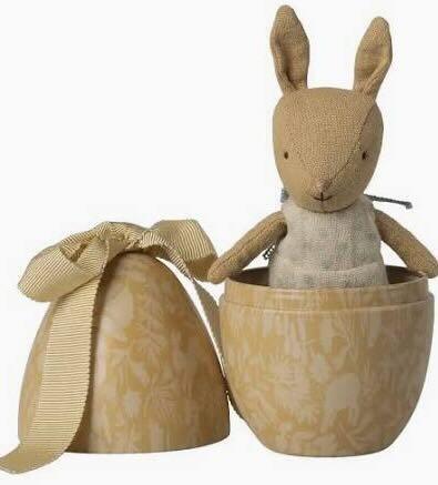 Maileg Påskeæg Metal  Med kanin