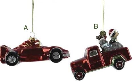 Julekugle biler hunde