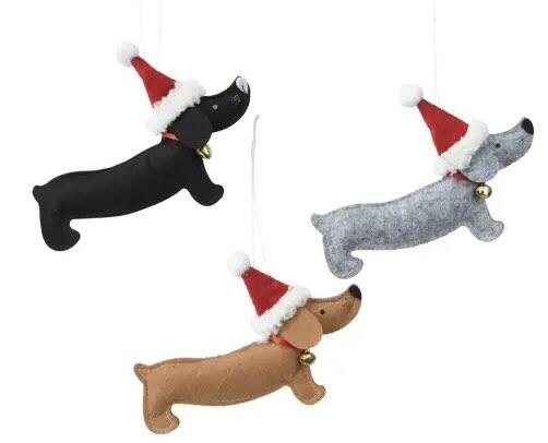 Christmas Hanger Dog felt