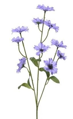 kornblomster kunstige polyester