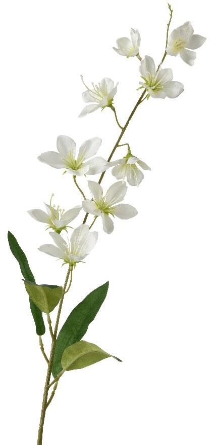 Orkide gren kunstig blomst hvid Phalaenopsis